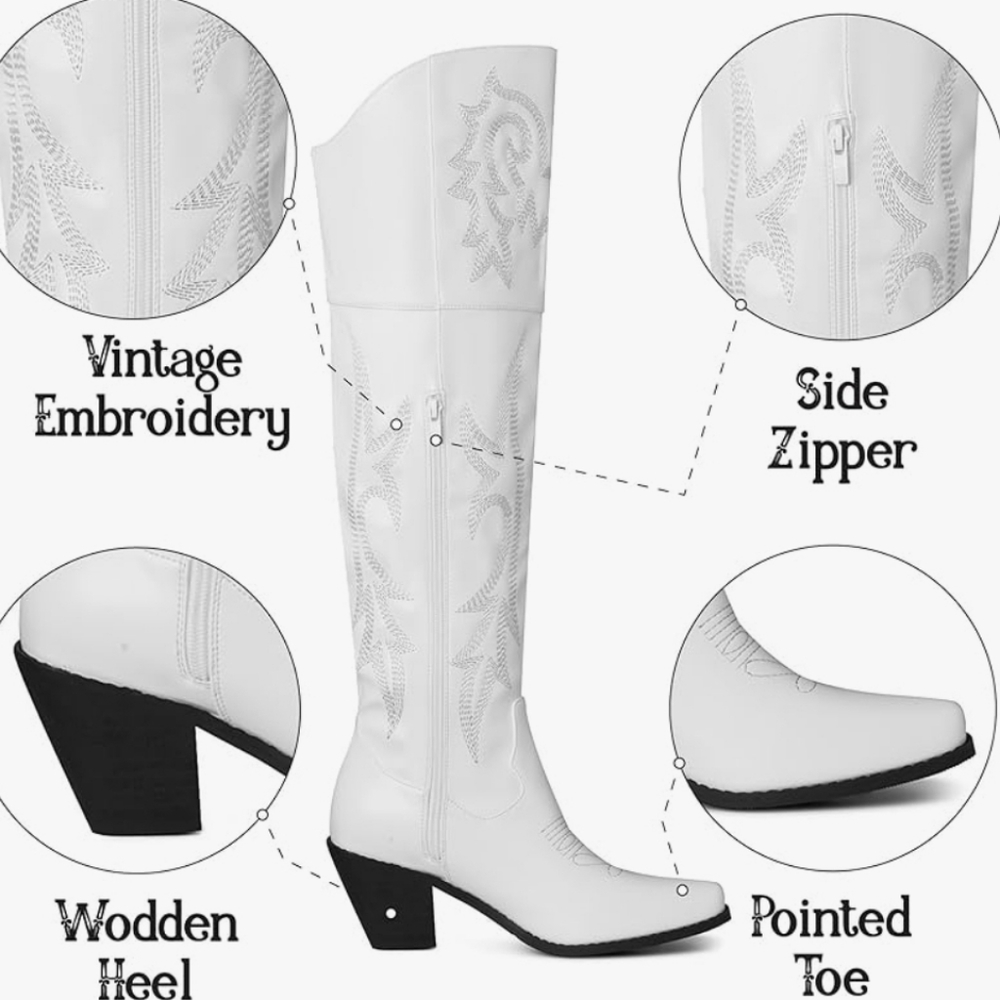 Women's Knee-High CowGirls Boots